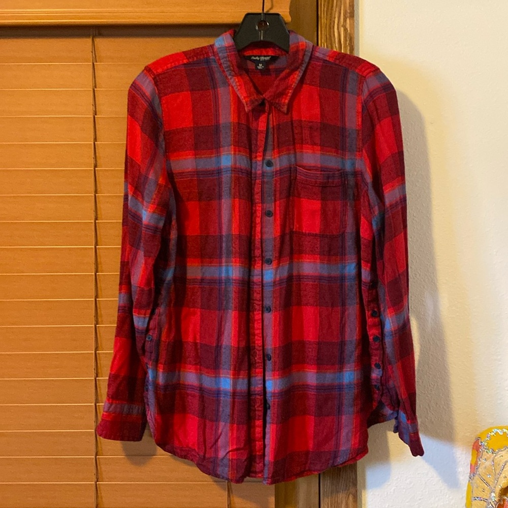 Lucky Brand Plaid Button Up